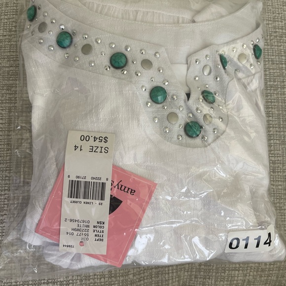 NWT Amy’s Closet White Bohemian Style Long Dress - Picture 7 of 7